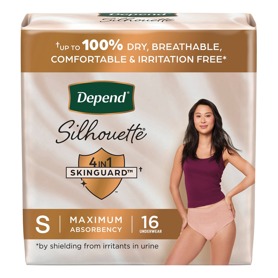 Depend® Silhouette® Maximum Absorbency Underwear, Small - Incontinence>Adult Briefs and Protective Undergarments - Kimberl...