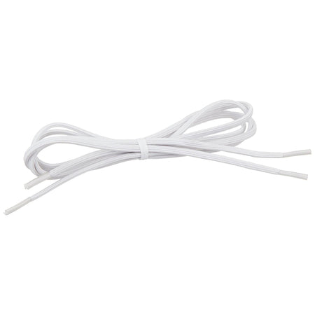 Tylastic Shoelaces, 26 Inches-Shoelaces Tylastic White Elastic