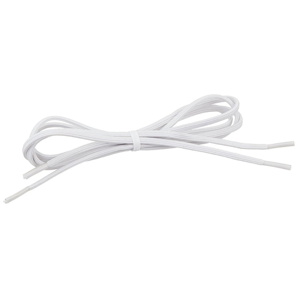 Tylastic Shoelaces, 26 Inches-Shoelaces Tylastic White Elastic