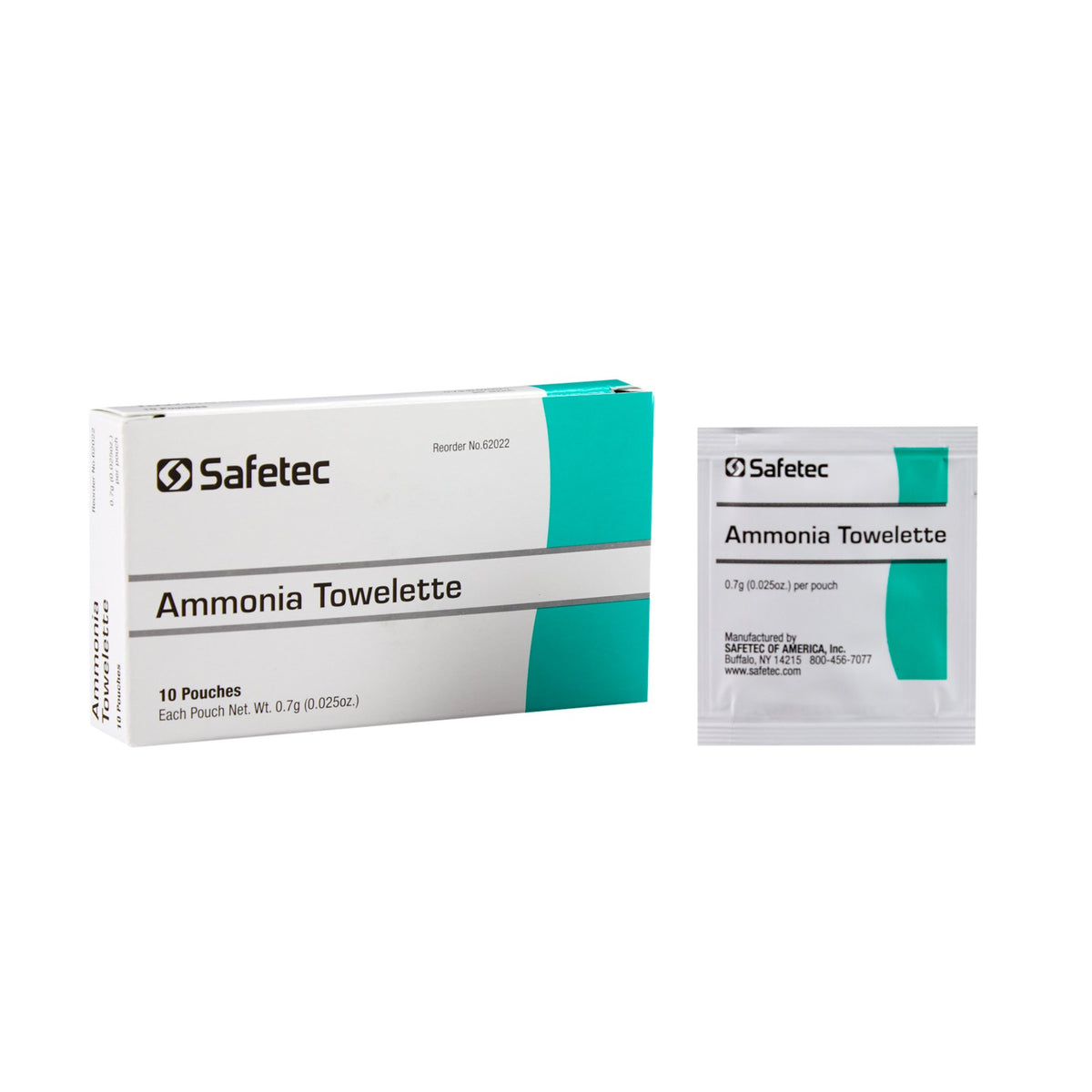 Safetec Ammonia / Alcohol Respiratory Stimulant-Respiratory Stimulant 15% - 30% Strength Inhalant