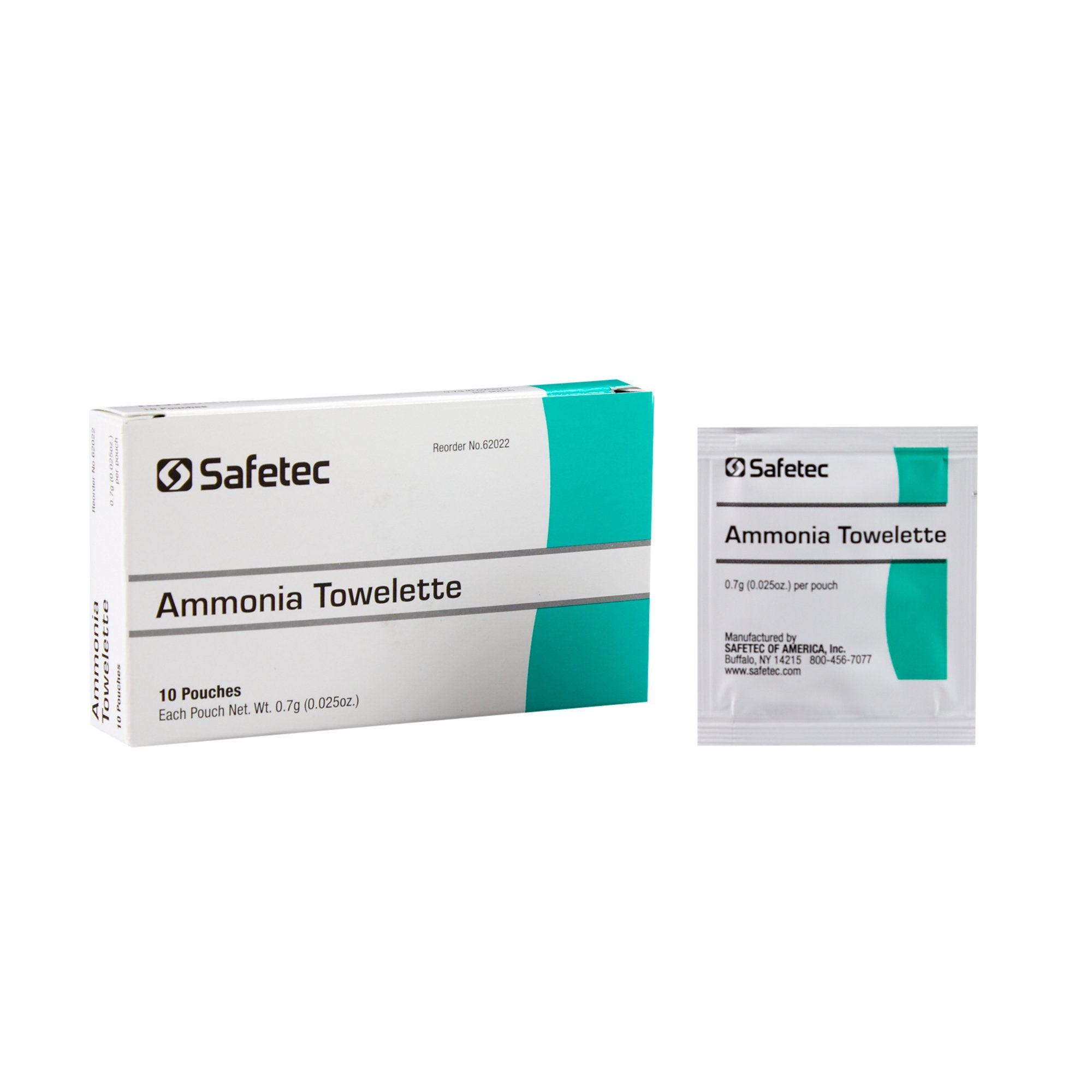 Safetec Ammonia / Alcohol Respiratory Stimulant-Respiratory Stimulant 15% - 30% Strength Inhalant