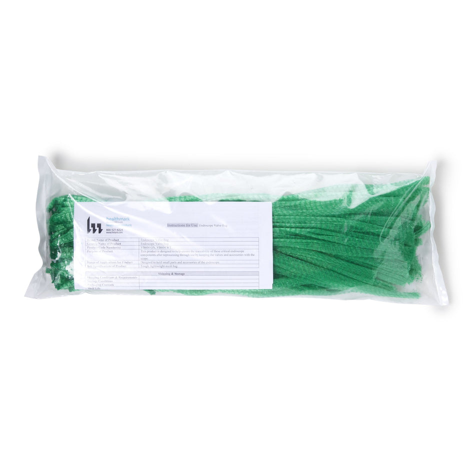 Valve Bag Valvesafe™ Plastic Mesh, Green - Instruments>Instrument Accessories - Healthmark Industries