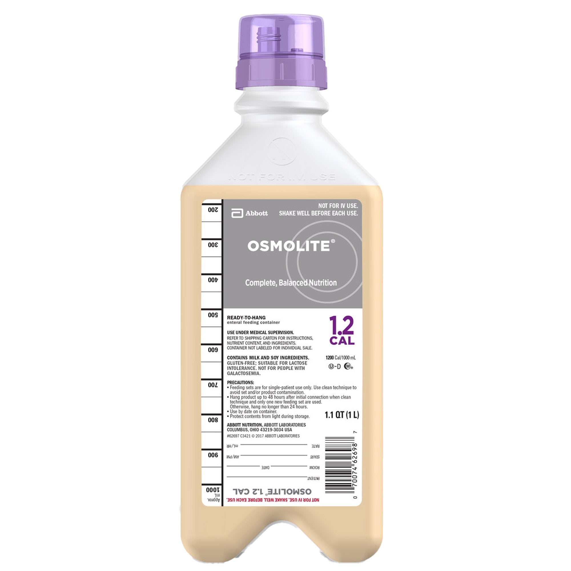 Osmolite® 1.2 Cal Tube Feeding Formula, 33.8-ounce bottle - Nutritionals and Feeding Supplies>Nutritionals>Oral Supplement...