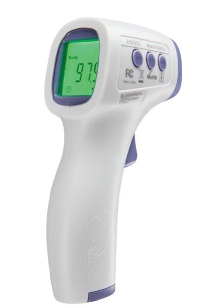 Homedics Non-Contact Infrared Body Thermometer-Non-Contact Skin Surface Thermometer HoMedics Infrared Skin Probe Handheld