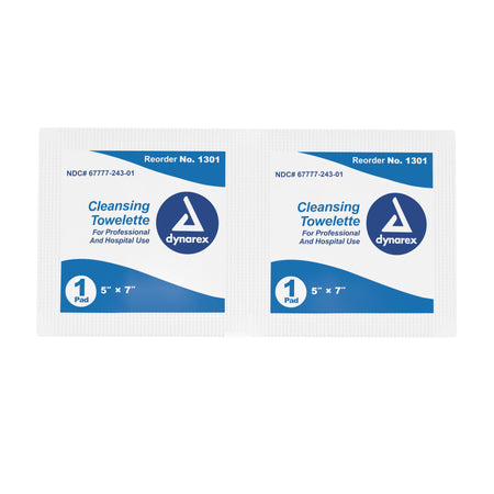 dynarex® Scented Cleansing Towelettes, Individual Packets - Personal Hygiene>Skin Care>Personal Wipes - Dynarex