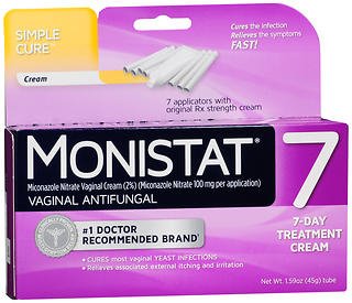 Monistat 7-Day Vaginal Antifungal Cream-Vaginal Antifungal Monistat 7 2% Strength Suppository 7 per Box Applicator