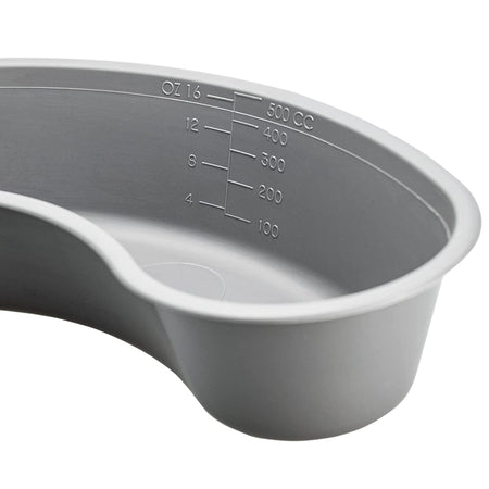 Emesis Basin, 500 cc, Gray-Emesis Basin GMAX Gray 16 oz. Plastic Single Patient Use