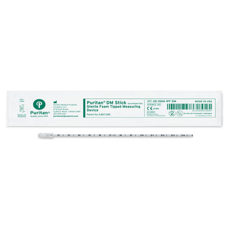 Puritan Wound Measuring Device, 6-inch Length-Wound Measuring Device Puritan 6 Inch Length Foam / Polystyrene Sterile
