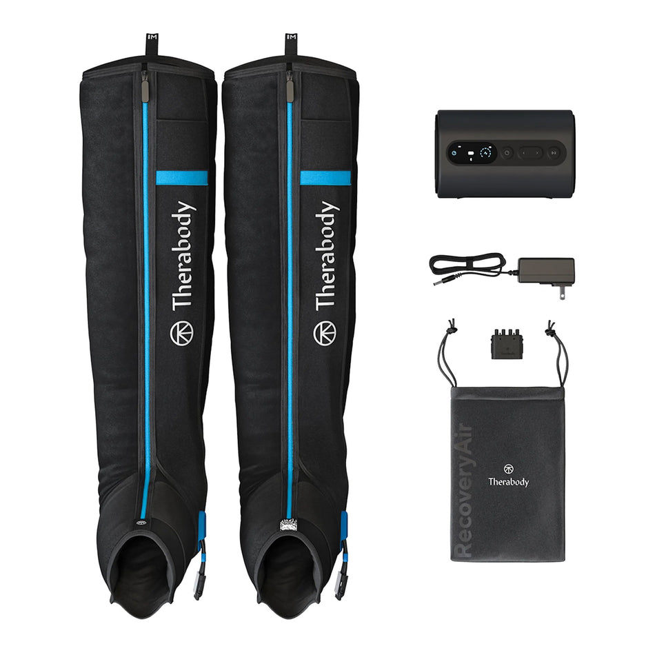 Compression Massage Garment & Pump RecoveryAir Prime Pump: 3-1/2 X 5-2/5 X 8-3/10 Inch / Boot: 31-1/2 to 37-1/2 Inch Outseam Length, Up to 31-1/2 Inch Max Width