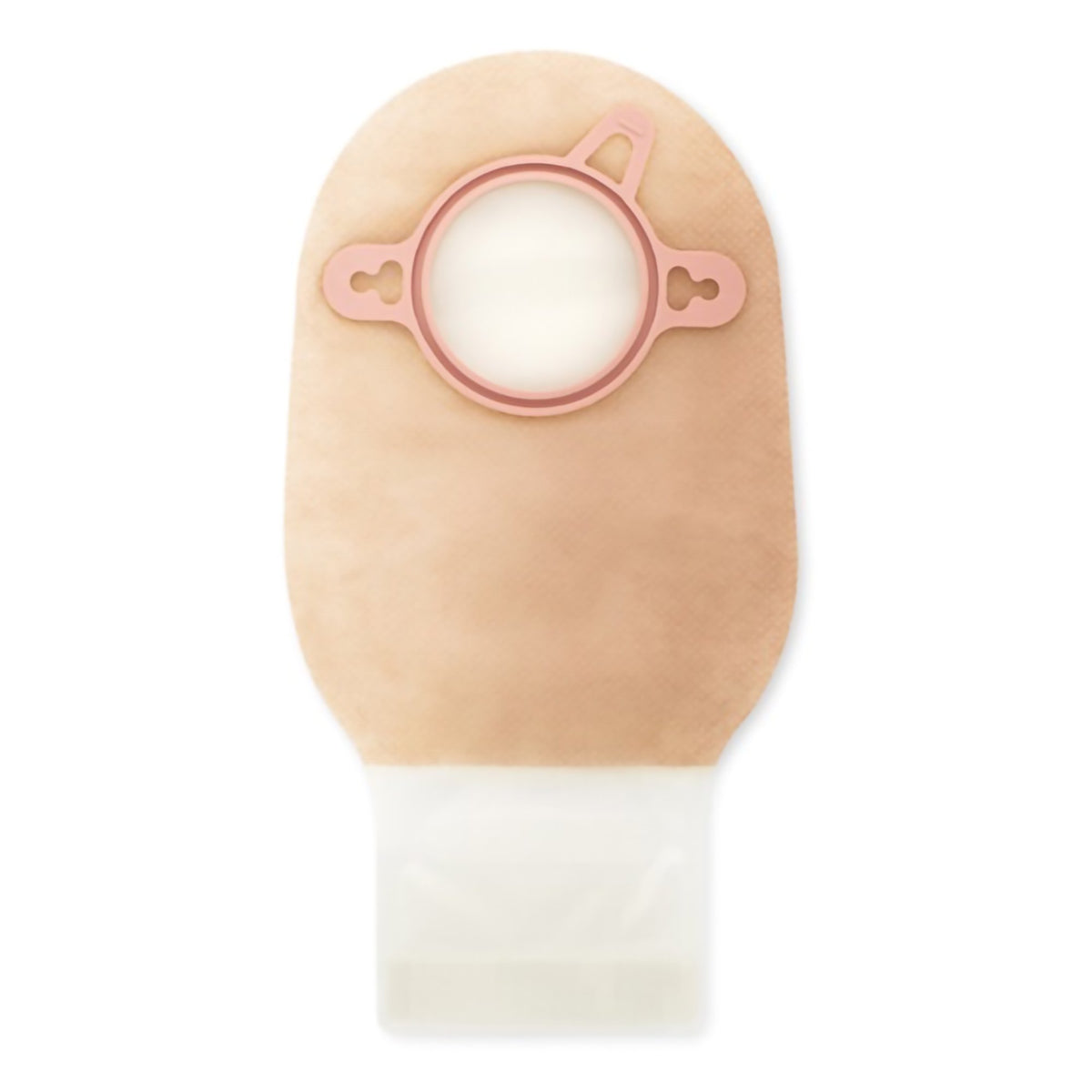 Pouchkins Two-Piece Drainable Transparent Ostomy Pouch, 6 Inch Length, 1 Inch Flange-Ostomy Pouch Pouchkins Two-Piece System 6-1/2 Inch Length Drainable