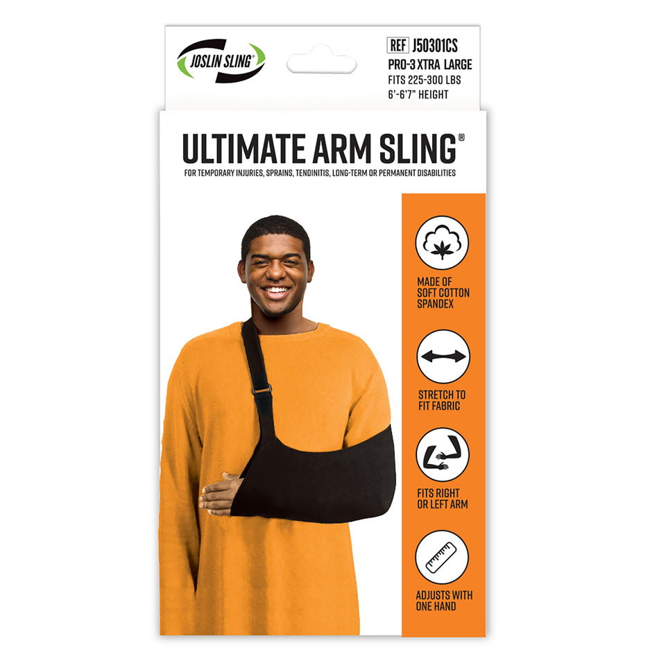 Ultimate Arm Sling Arm Sling, Pro-3Xtra Size-Arm Sling Ultimate Arm Sling D-Ring / Hook and Loop Strap Closure Pro-3X-Large