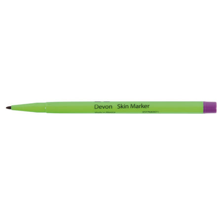 Devon Surgical Skin Marker, Fine Tip-Skin Marker Devon Gentian Violet Ink Sterile Full Size Fine Tip
