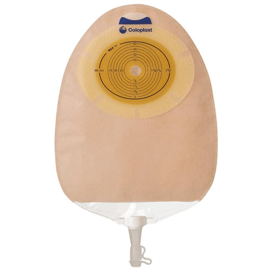 SenSura One-Piece Drainable Transparent Urostomy Pouch, 10-3/8 Inch Length, 3/8 to 3 Inch Stoma-"Urostomy Pouch SenSura One-Piece System 10-3/8 Inch Length, Maxi Flat, Pre-Cut 3/8 to 3 Inch Stoma Drainable"