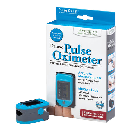 SmartHeart Fingertip Pulse Oximeter for Blood Oxygen Saturation, Deluxe-Fingertip Pulse Oximeter SmartHeart Adult