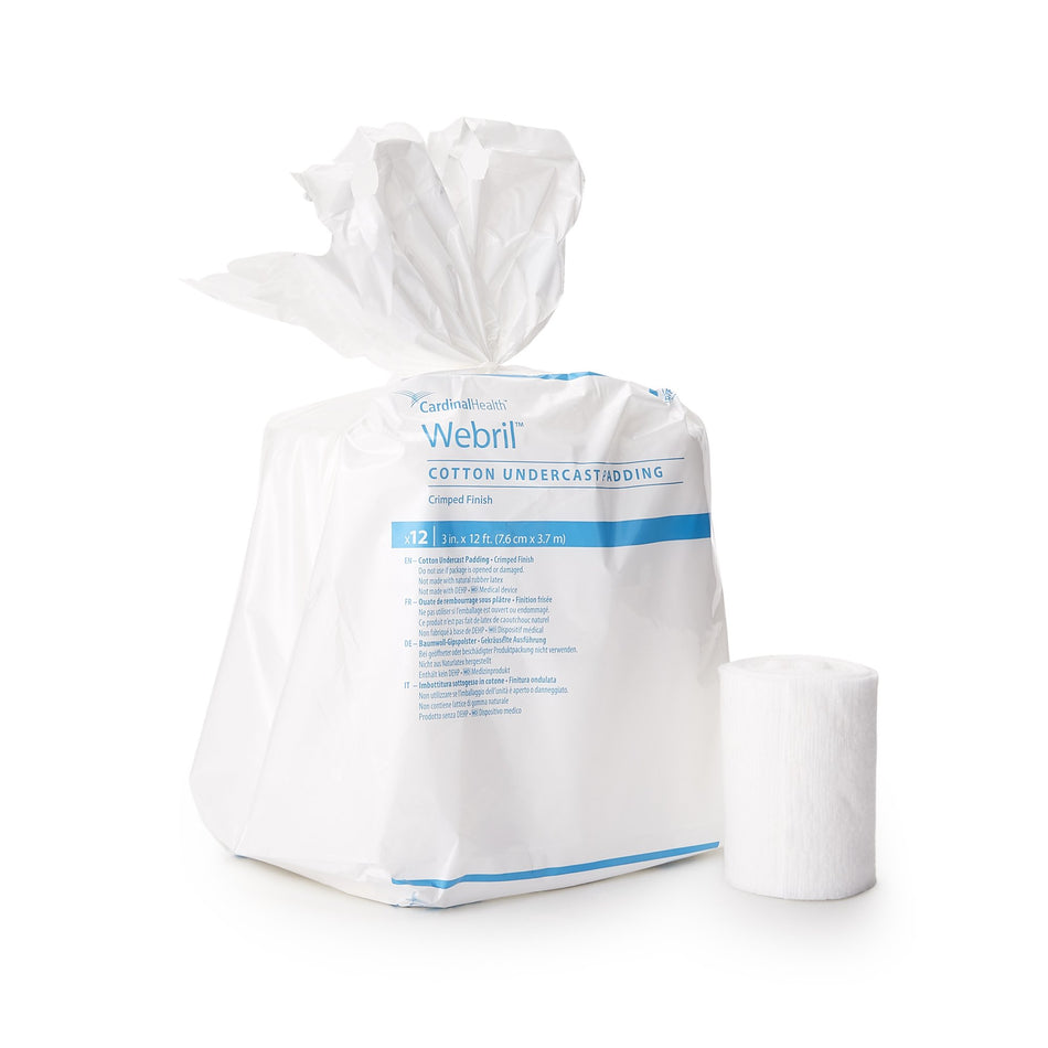 Webril Undercast Cotton Cast Padding, Nonsterile, 6 Inch x 4 Yard-Cast Padding Undercast Webril 6 Inch X 4 Yard Cotton NonSterile
