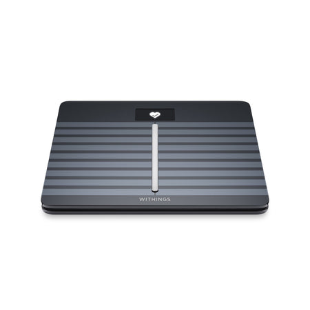 Withings Body Cardio Wifi Smart Scale, Black-Cardio Body Composition Analyzer Step On Withings LCD Display 396 lbs. / 180 kg. Black