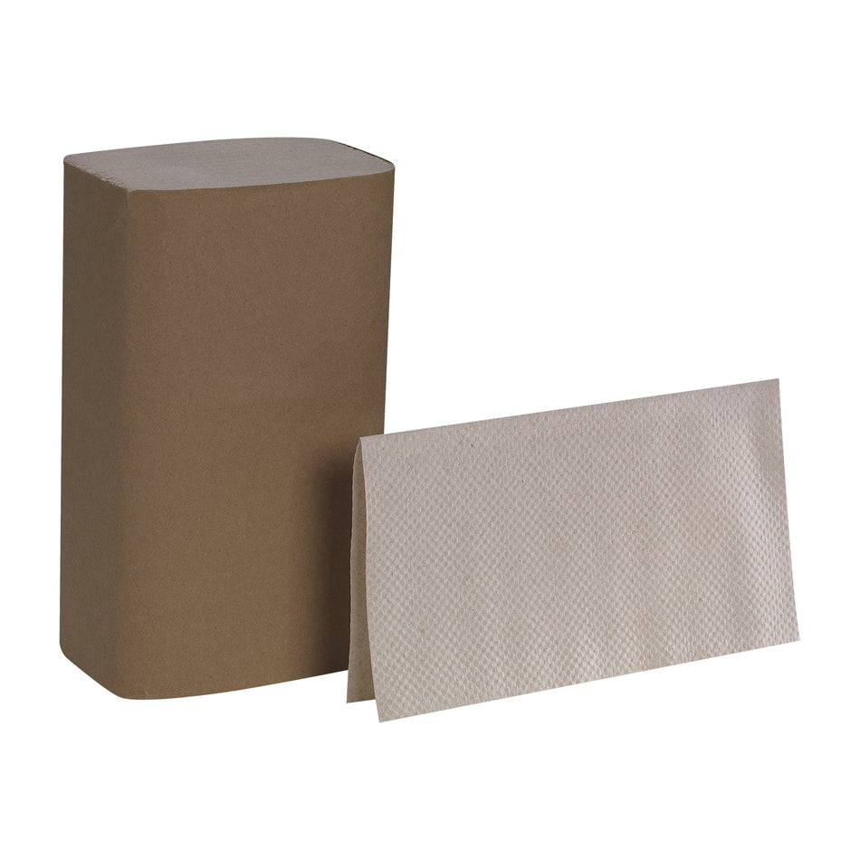 Pacific Blue Basic Single-Fold Paper Towel, 250 Sheets per Pack-Paper Towel Pacific Blue Basic Single-Fold 9-1/4 X 10-1/4 Inch