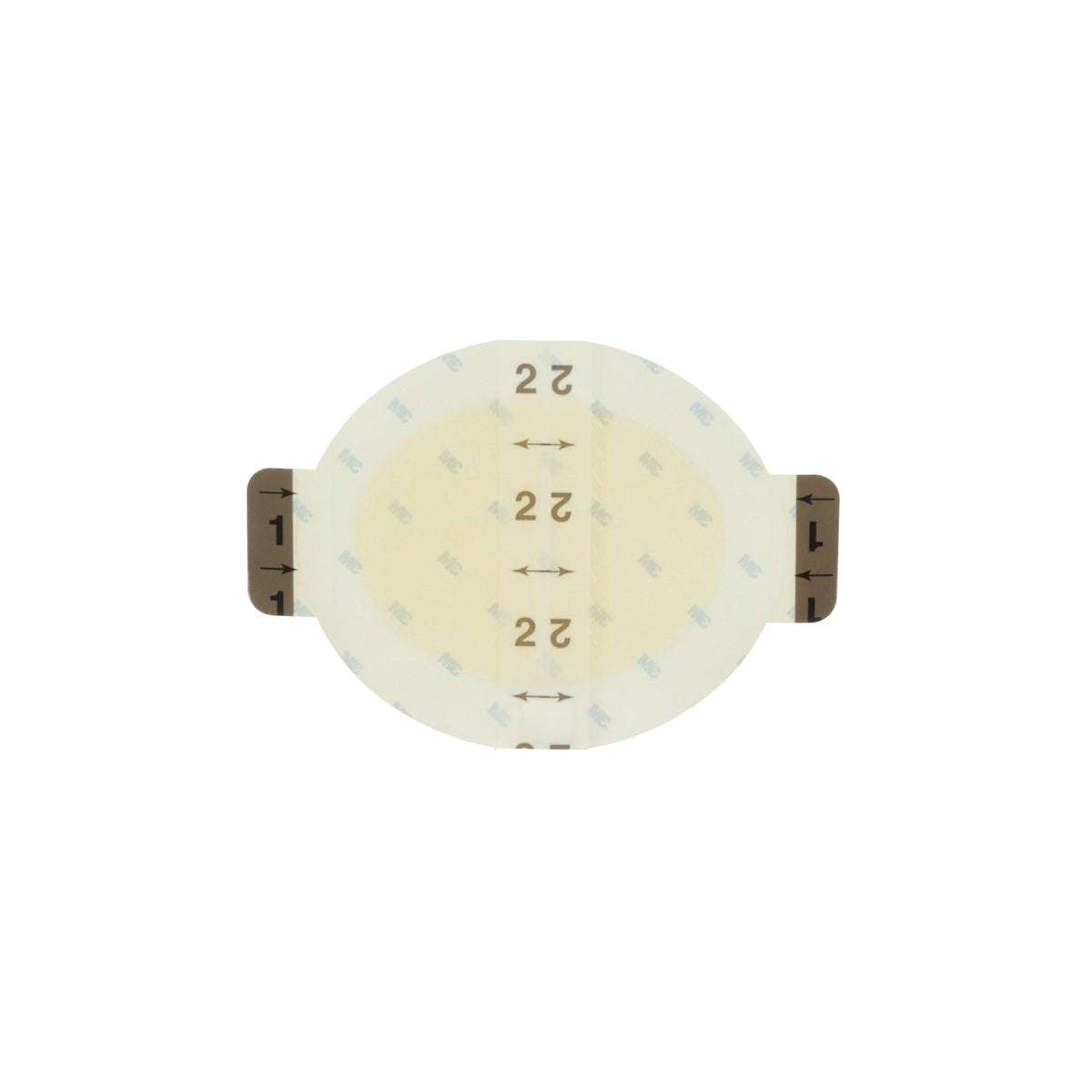 3M Tegaderm Thin Hydrocolloid Dressing, 4 x 4 Inch Oval-Thin Hydrocolloid Dressing 3M Tegaderm Thin Water Resistant Film Border 4 X 4-3/4 Inch Oval Hydrocolloid / Film