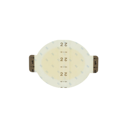 3M Tegaderm Thin Hydrocolloid Dressing, 4 x 4 Inch Oval-Thin Hydrocolloid Dressing 3M Tegaderm Thin Water Resistant Film Border 4 X 4-3/4 Inch Oval Hydrocolloid / Film