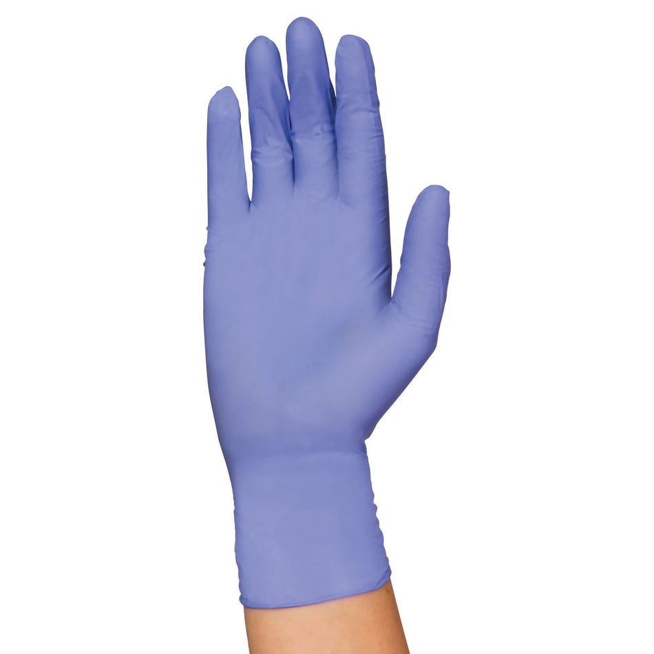 PremierPro Plus Nitrile Exam Glove, Medium, Lavender-Exam Glove PremierPro Plus Medium NonSterile Nitrile Standard Cuff Length Textured Fingertips Blue Chemo Tested