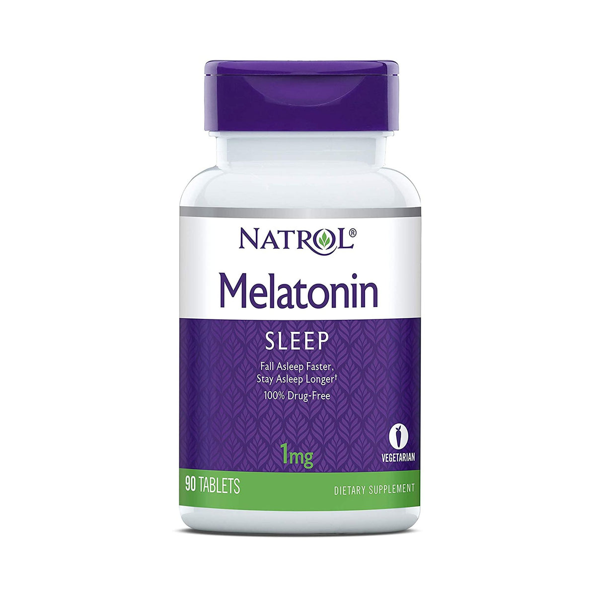 Natrol Melatonin Natural Sleep Aid-Natural Sleep Aid Natrol 90 per Bottle Tablet 1 mg Strength