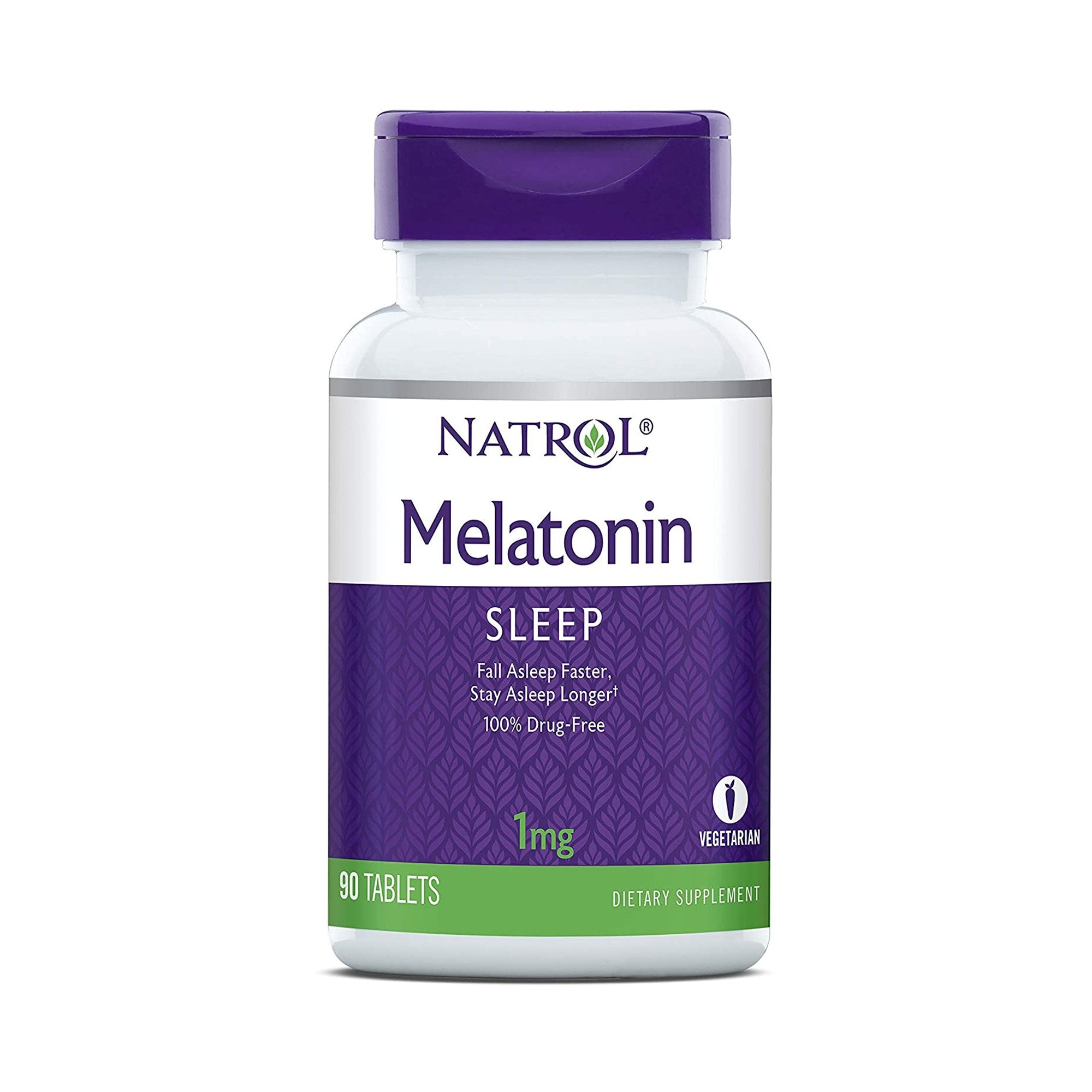 Natrol Melatonin Natural Sleep Aid-Natural Sleep Aid Natrol 90 per Bottle Tablet 1 mg Strength