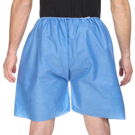 HPK Industries Exam Shorts-Exam Shorts Large Blue SMS Adult Disposable