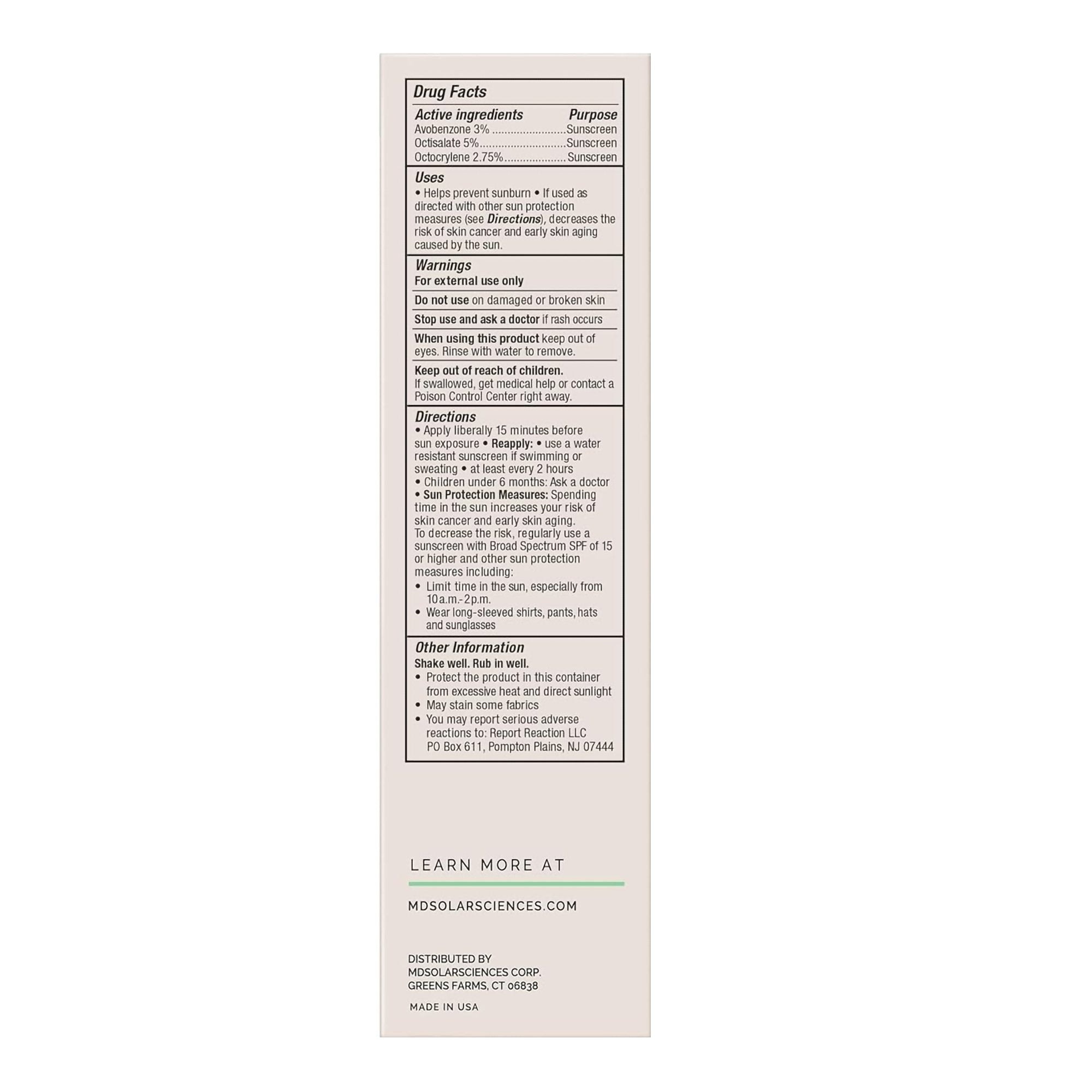 MDSolarSciences Tint + Tone SPF 50-Facial Moisturizer with Sunscreen MDSolarsciences Tint + Tone SPF 50 1.7 oz. Tube Scented Cream