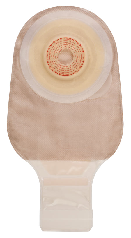 Esteem + Drainable Opaque Ostomy Pouch, 20-47 mm-"Ostomy Pouch Esteem+ One-Piece System Soft Convex V1, Trim to Fit 3/4 to 1-7/8 Inch Stoma Drainable"