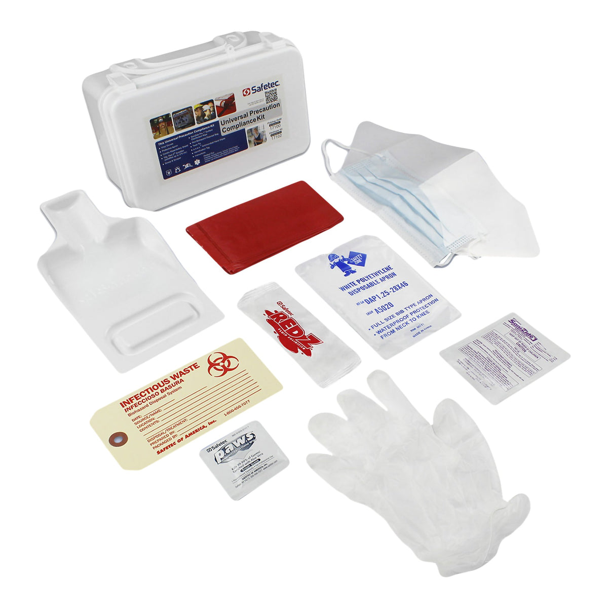 Safetec Universal Precaution Compliance Kit-Spill Kit Safetec