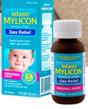 Mylicon Infants' Gas Relief Original Drops-Infant Gas Relief Mylicon 20 mg / 0.3 mL Strength Oral Drops 1 oz.