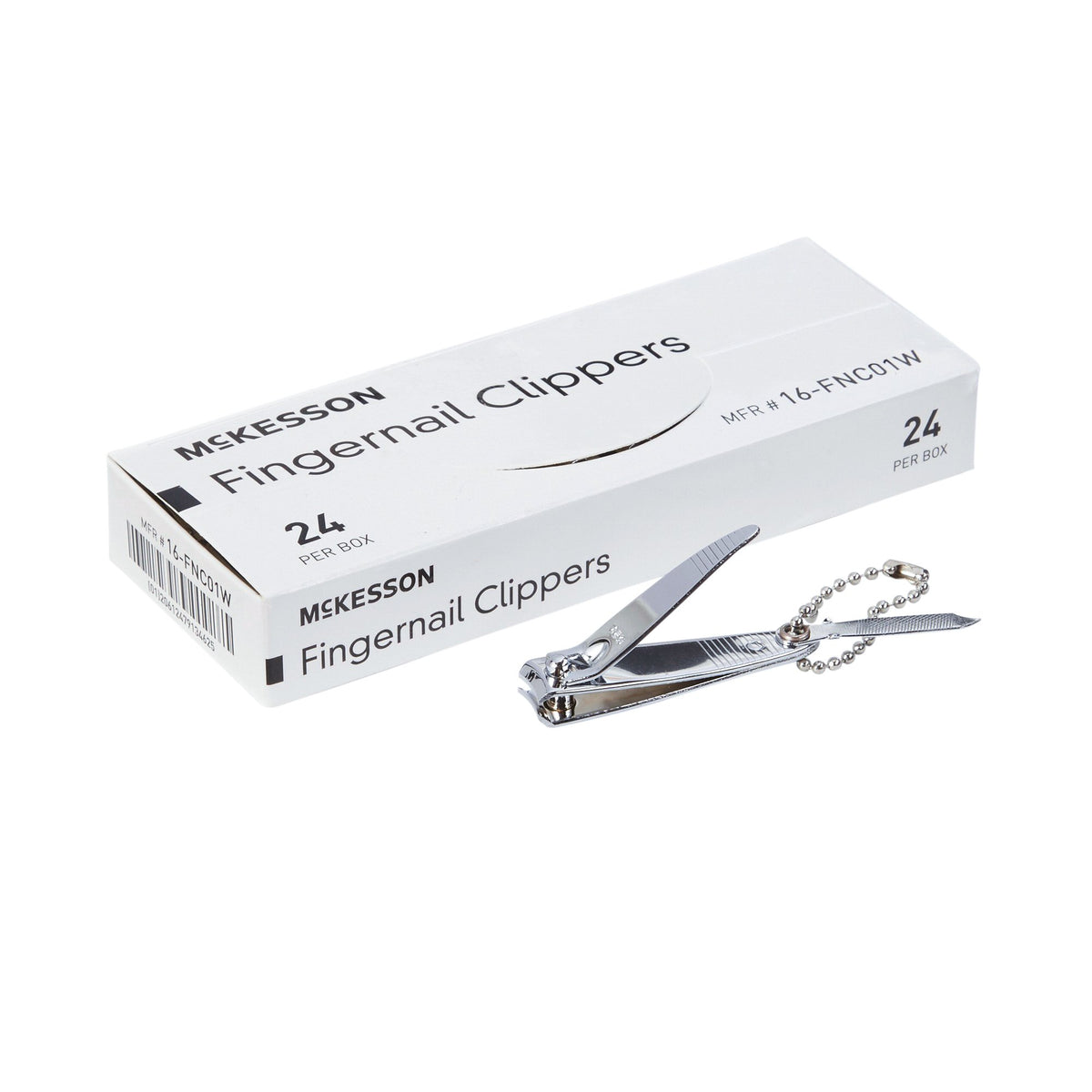 McKesson Fingernail Clippers, Thumb Squeeze Lever-Fingernail Clippers McKesson Thumb Squeeze Lever