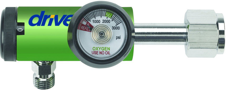 drive Pediatric Oxygen Regulator-Drive Oxygen Regulator Click Style 0 - 15 LPM DISS Outlet CGA-540