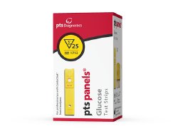 PTS Panel Blood Glucose Test Strips-General Chemistry Reagent PTS Panels Glucose CLIA Waived For Cardiochek PA Analyzer 25 Tests