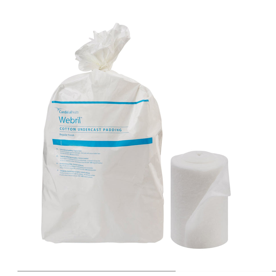 Webril Undercast Cotton Cast Padding, 3 Inch x 4 Yard-Cast Padding Undercast Webril 3 Inch X 4 Yard Cotton NonSterile