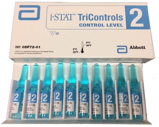 i-STAT Tricontrols Control-Control i-STAT Tricontrols Sodium / Potassium Level 2 1.7 mL