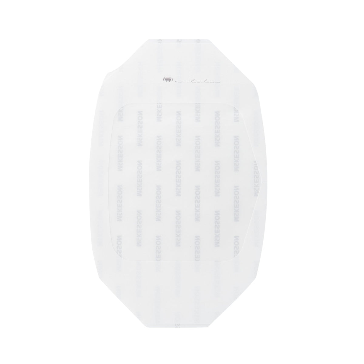 McKesson Octagonal Sterile Dressing with Frame-Style Delivery, 6 x 8 Inch, Transparent-Transparent Film Dressing McKesson 6 X 8 Inch Frame Style Delivery Octagon Sterile
