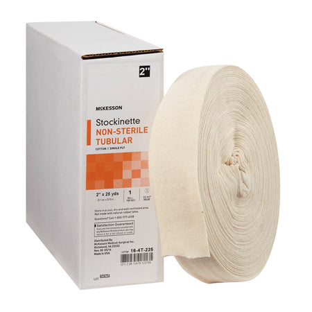 McKesson Beige Cotton Tubular Stockinette, 2 Inch x 25 Yard-Stockinette Tubular McKesson 2 Inch X 25 Yard Cotton NonSterile