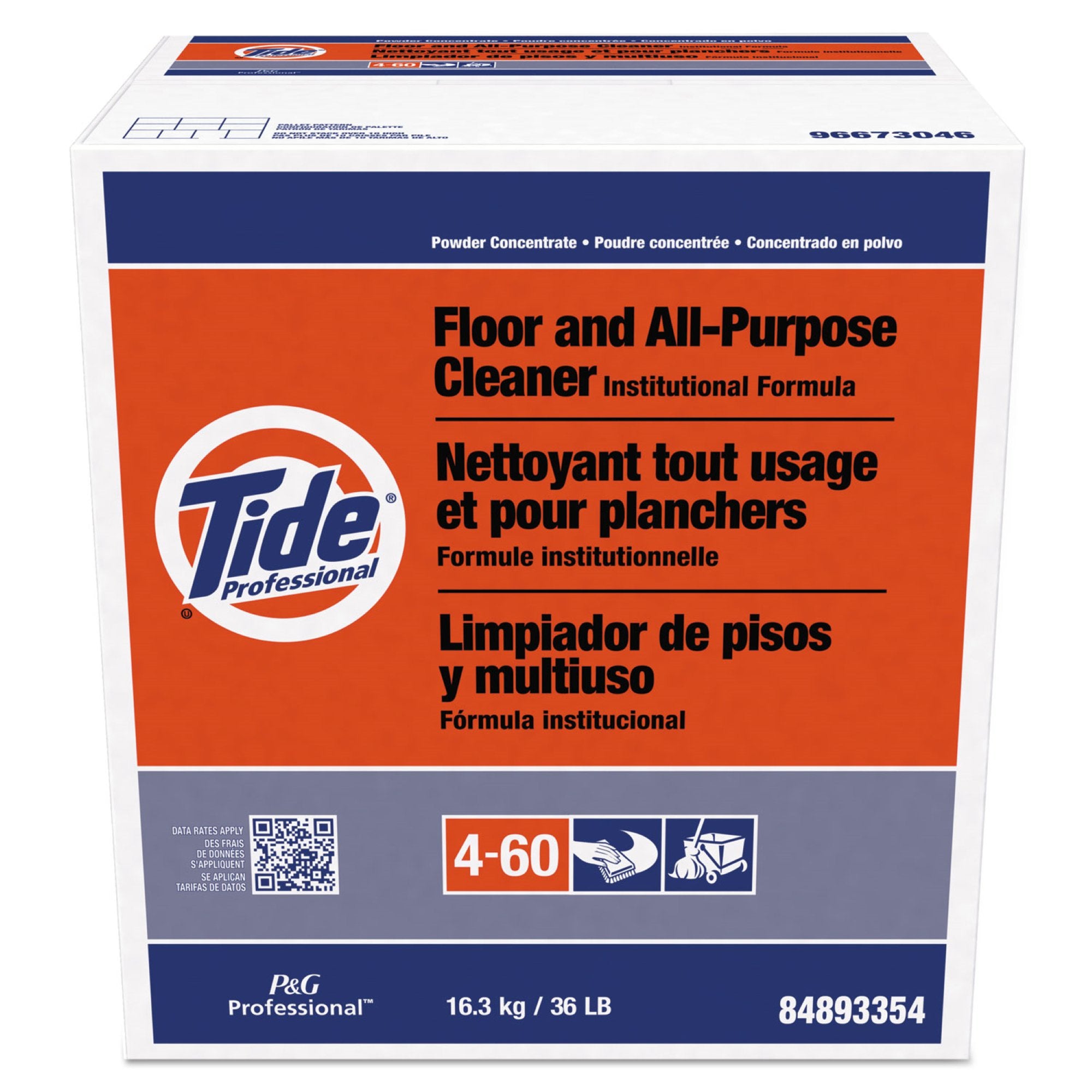 Floor Cleaner Tide® Professional™ 36 lb. Box Powder Unscented