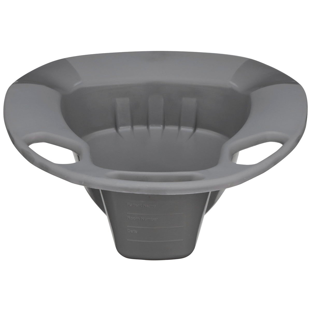 McKesson Stackable Bedpan, Non-Stick Plastic, Latex-Free, Graphite-Stackable Bedpan McKesson Graphite 2 Quart / 1893 mL