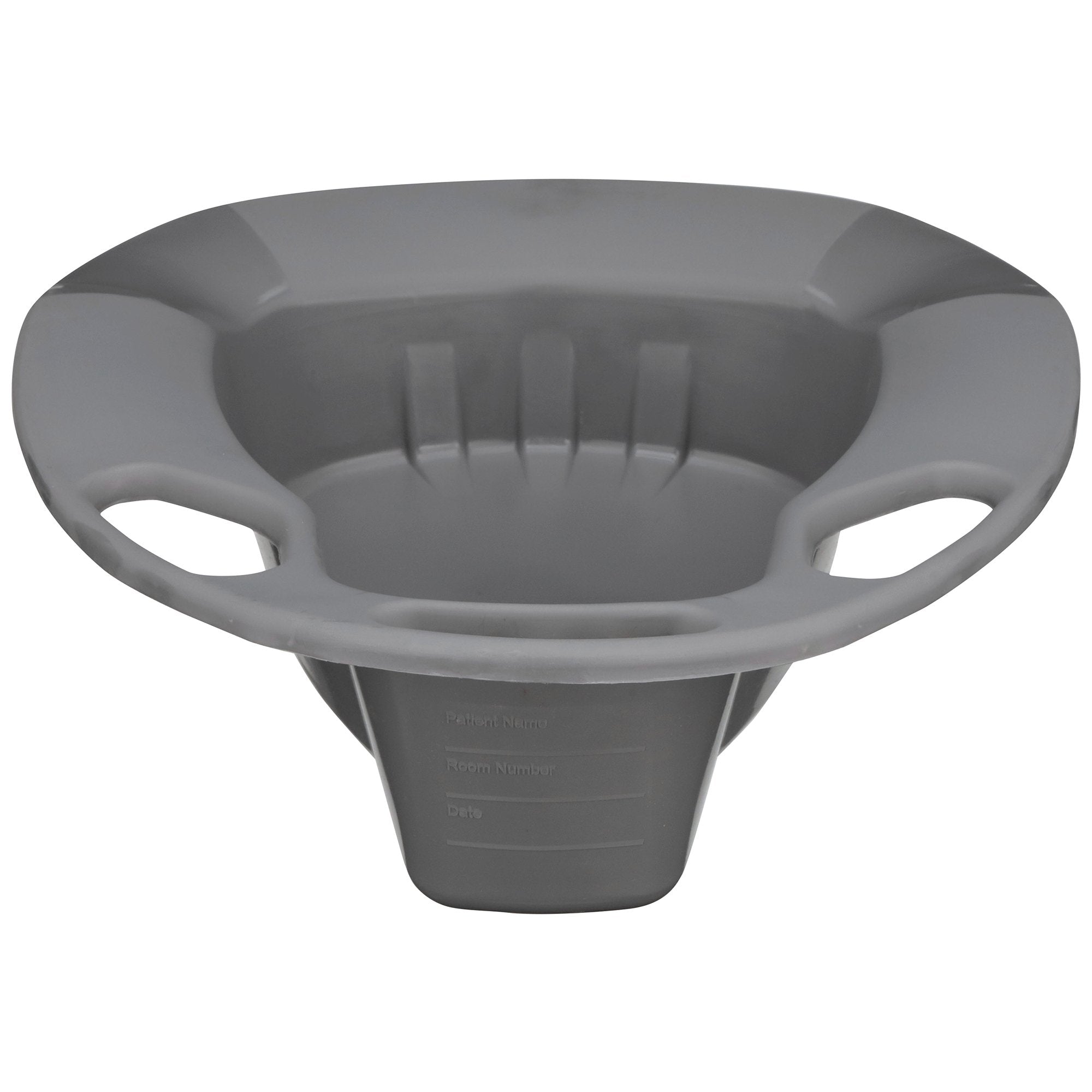 McKesson Stackable Bedpan, Non-Stick Plastic, Latex-Free, Graphite-Stackable Bedpan McKesson Graphite 2 Quart / 1893 mL