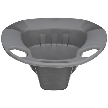 McKesson Stackable Bedpan, Non-Stick Plastic, Latex-Free, Graphite-Stackable Bedpan McKesson Graphite 2 Quart / 1893 mL