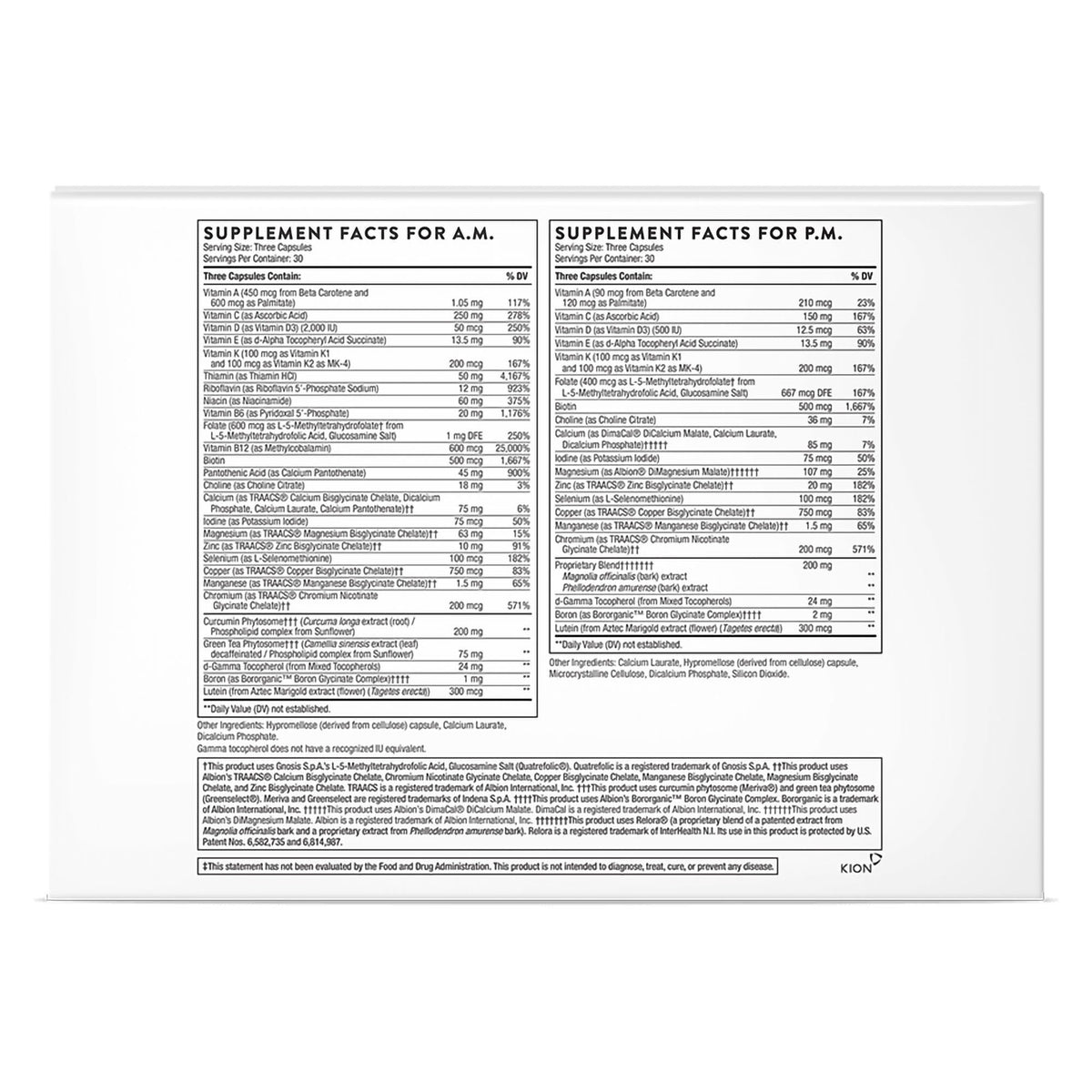 Thorne Multi-Vitamin Elite Dietary Supplement-"Dietary Supplement Pack THORNE Multi-Vitamin Elite Vitamin A, C, D, E, K Various Strengths Capsule 90 Per Bottle"