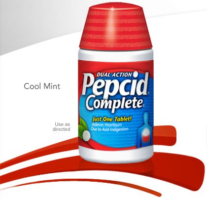 Pepcid® Complete Calcium Carbonate / Magnesium Hydroxide / Famotidine Antacid