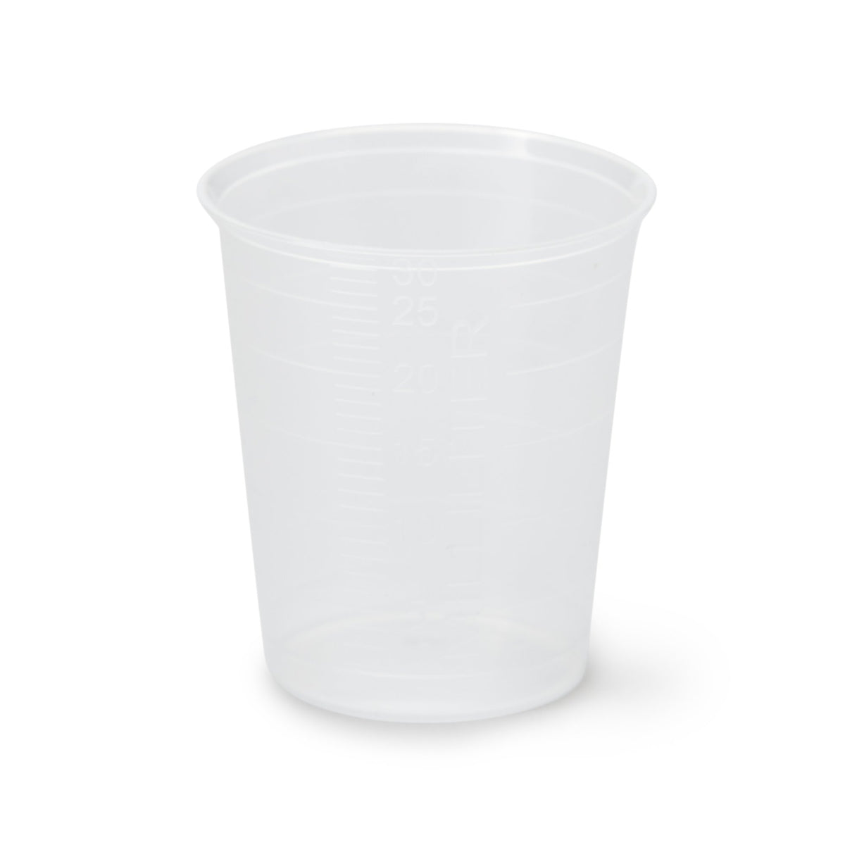 Narrow Graduated Medicine Cup, 30 mL-Medicine Cup Narrow 1 oz. Clear Plastic Disposable NonSterile