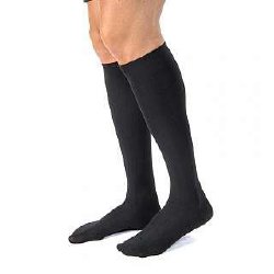 Jobst Male Compression Socks, X-Large-Compression Socks JOBST for Men Casual Knee High X-Large / Full Calf Black Closed Toe