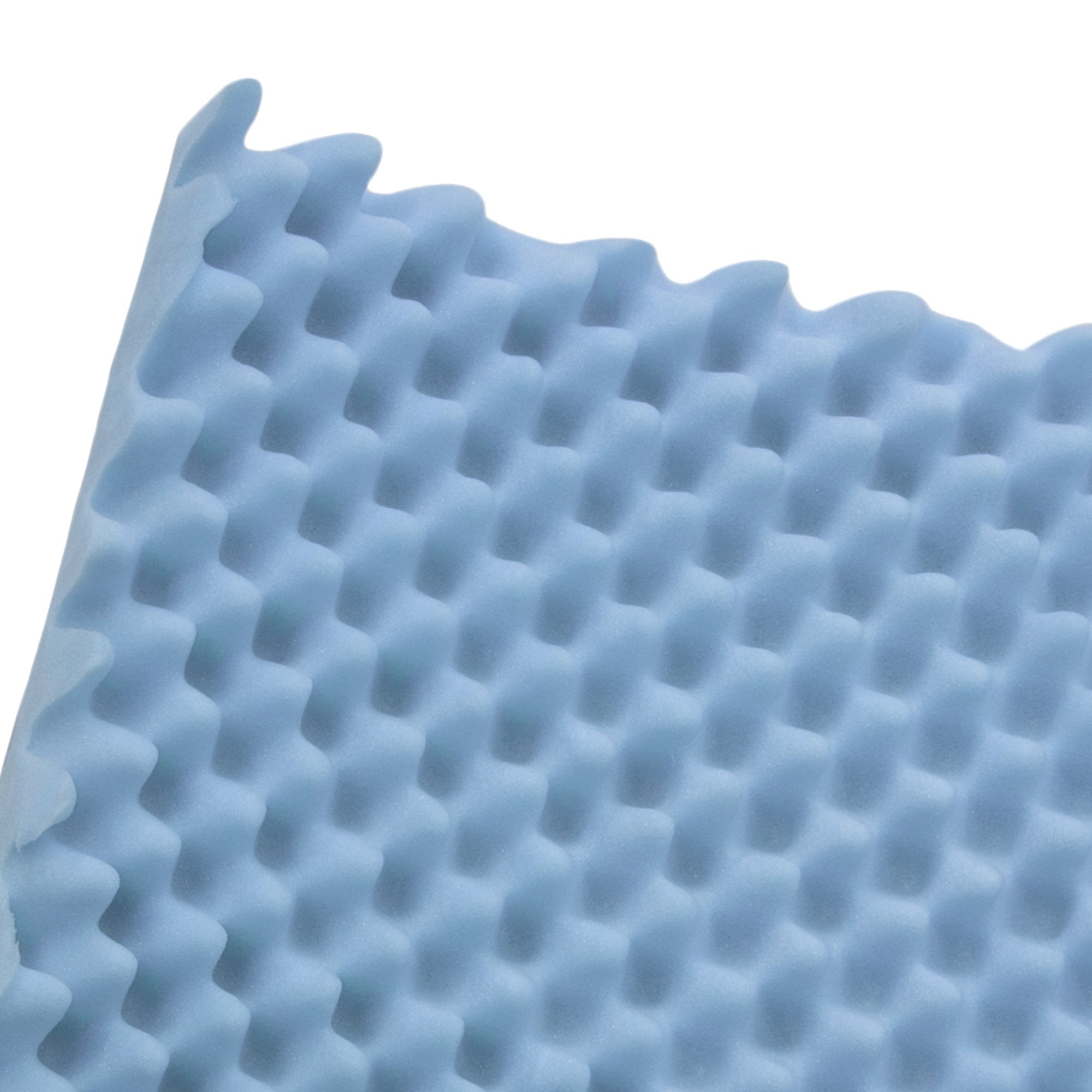 Span-America Convoluted Foam Seat Cushion, 18 x 16 in.-Seat Cushion Convoluted Comfort 18 W X 16 L X 4 D Inch Convoluted Foam