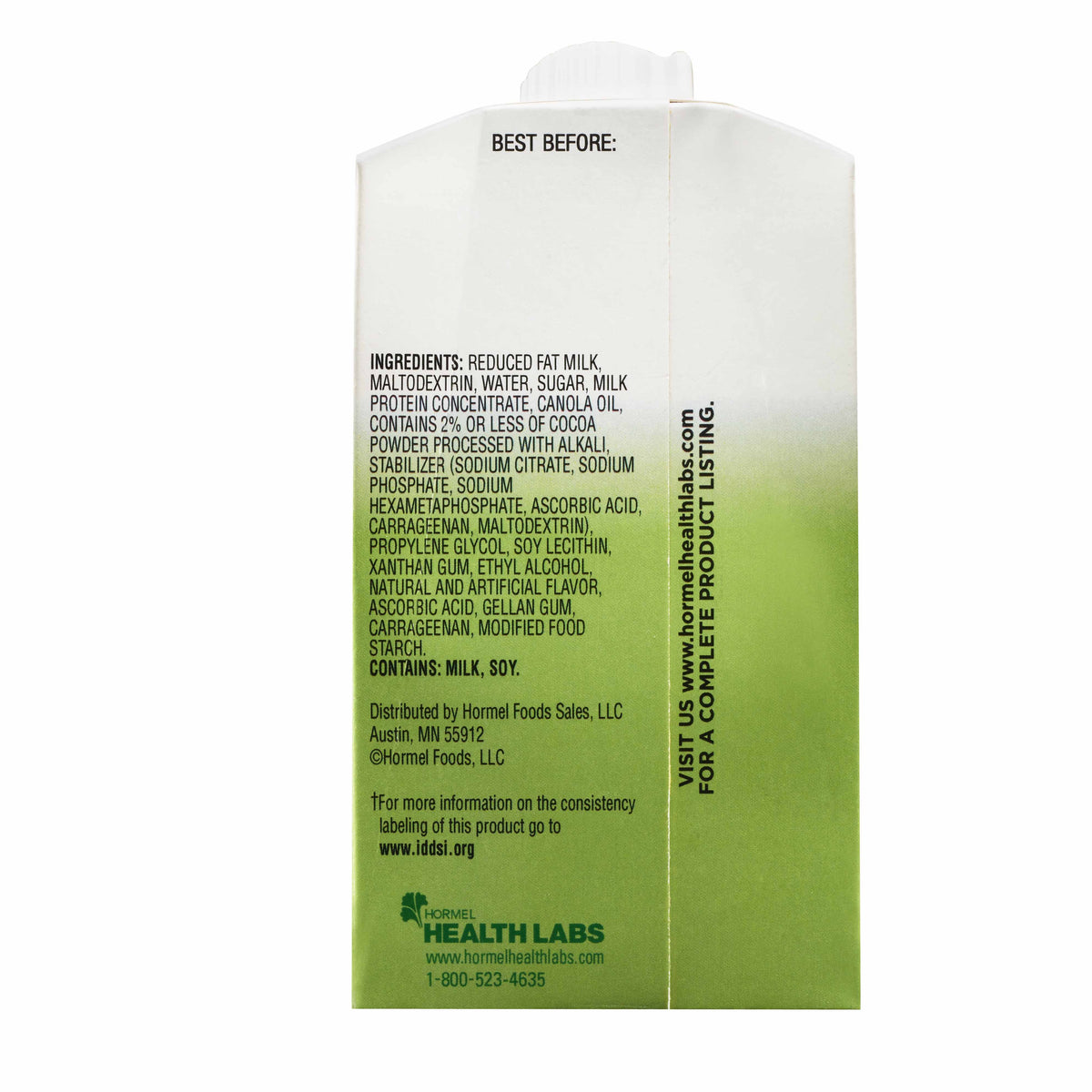 Vital Cuisine 500 Shake Chocolate Nutrition and Recovery, 8.45 oz. Carton-Oral Supplement Hormel Vital Cuisine 500 Shakes Chocolate Flavor Liquid 8.45 oz. Carton
