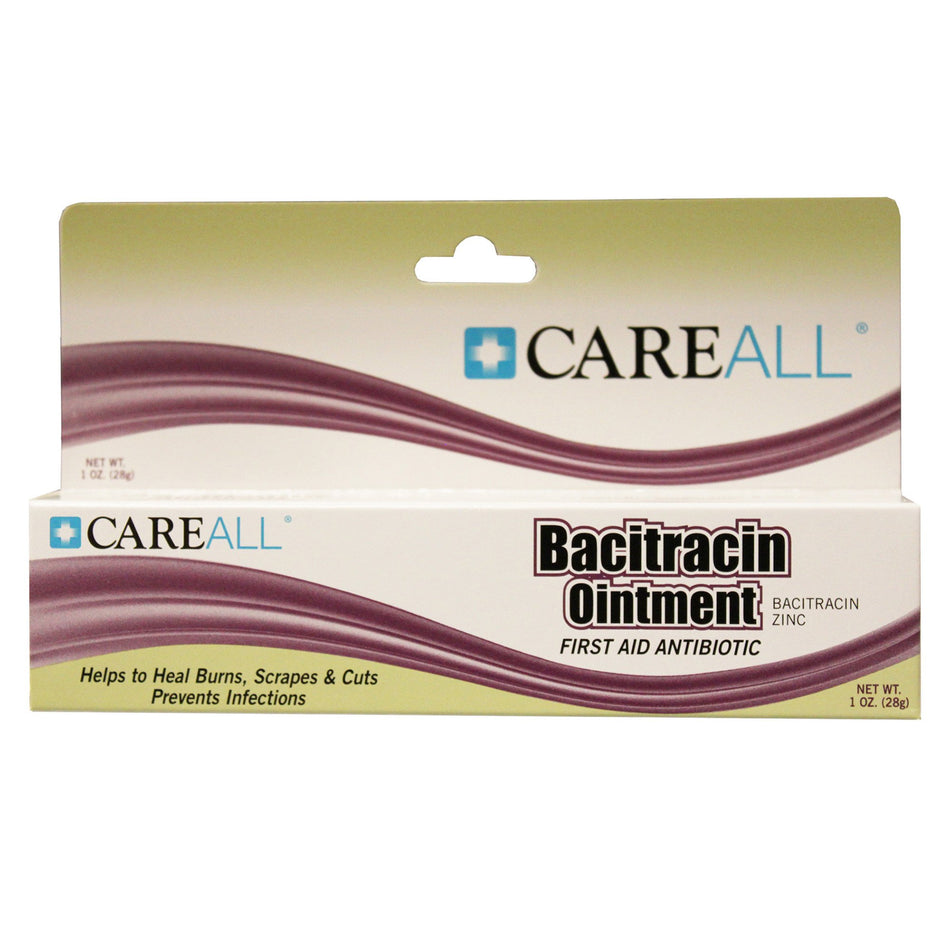 CareALL Bacitracin First Aid Antibiotic-First Aid Antibiotic CareALL Ointment 1 oz. Tube