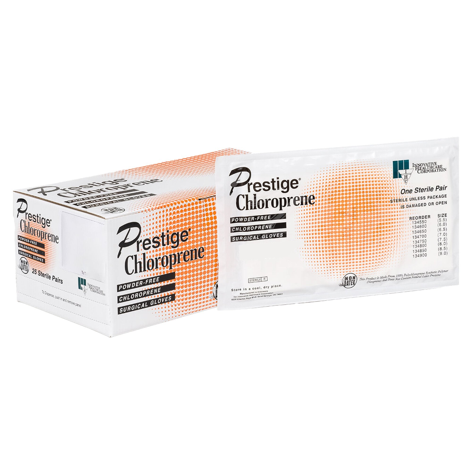 DermAssist Prestige Polyisoprene Surgical Glove, Size 7, Ivory-Surgical Glove DermAssist Prestige Size 7 Sterile Polyisoprene Standard Cuff Length Fully Textured Ivory Not Chemo Approved